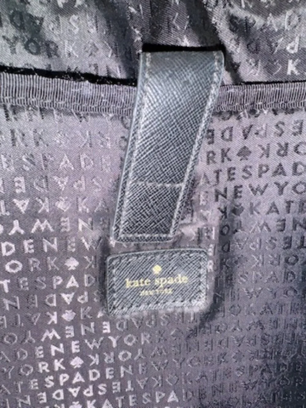 Kate Spade New York Blue Nylon Laptop/Work Tote